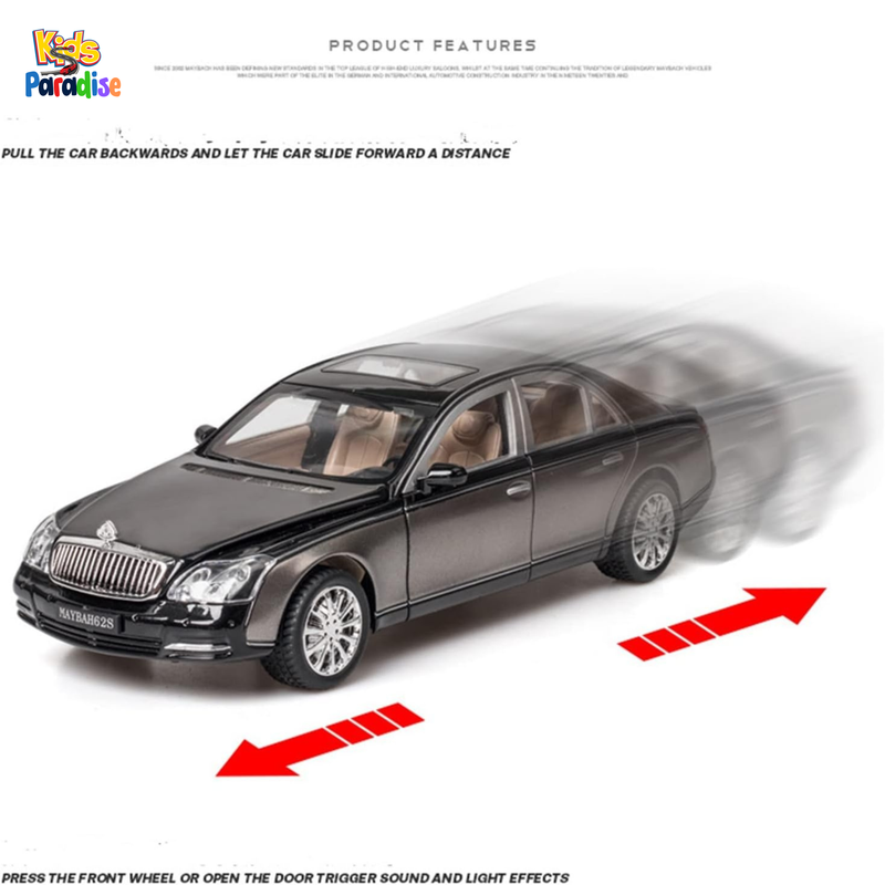 1:24 Scale Maybach 62S Sedan Diecast Model Car M-929-H