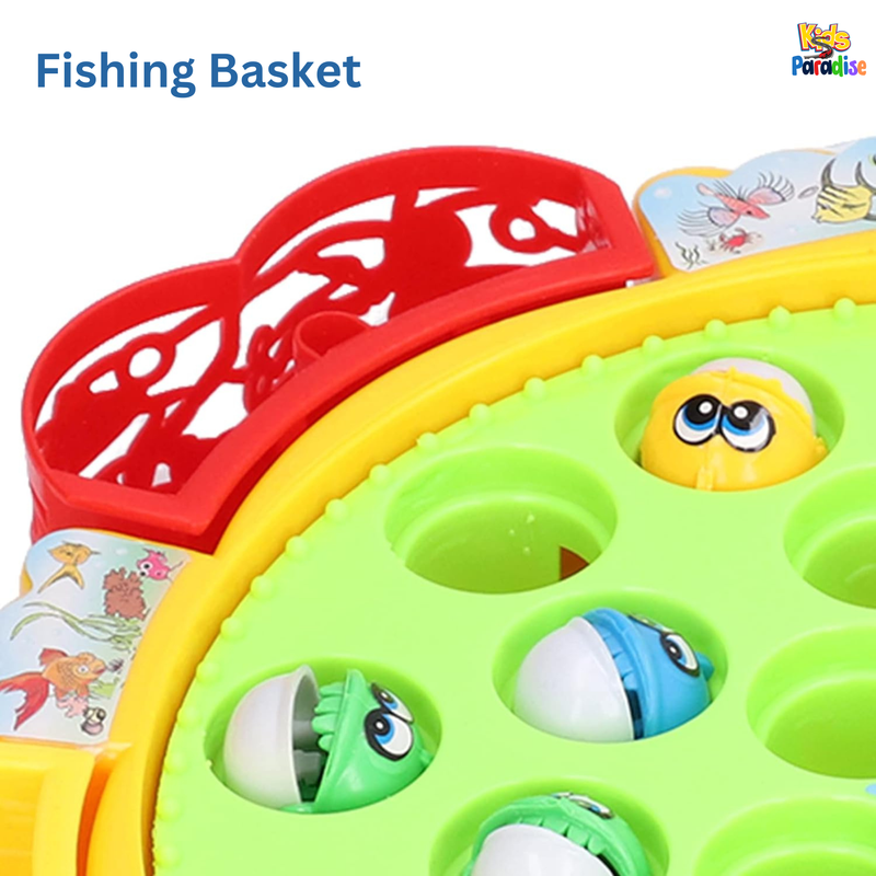 21 Pcs Fish Game Electric Musical Fishing Toy