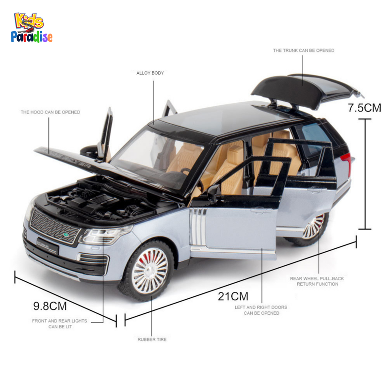 Rover Range Vogue SUV 1:24 Scale Diecast Model Car SR-2408-B