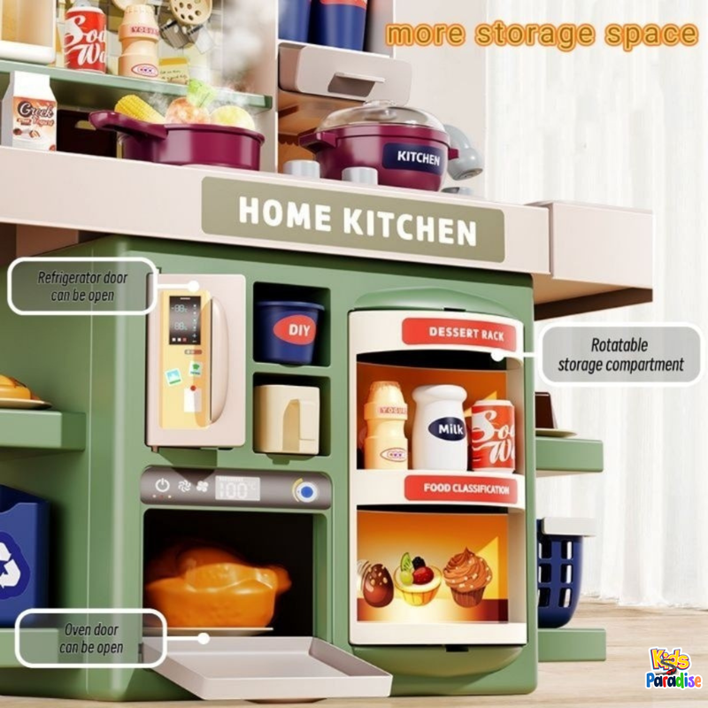 Kitchen Playset with Cereal Container & Mini Planter Kitchen Toy for Girl KITCHEN SET 42T-3