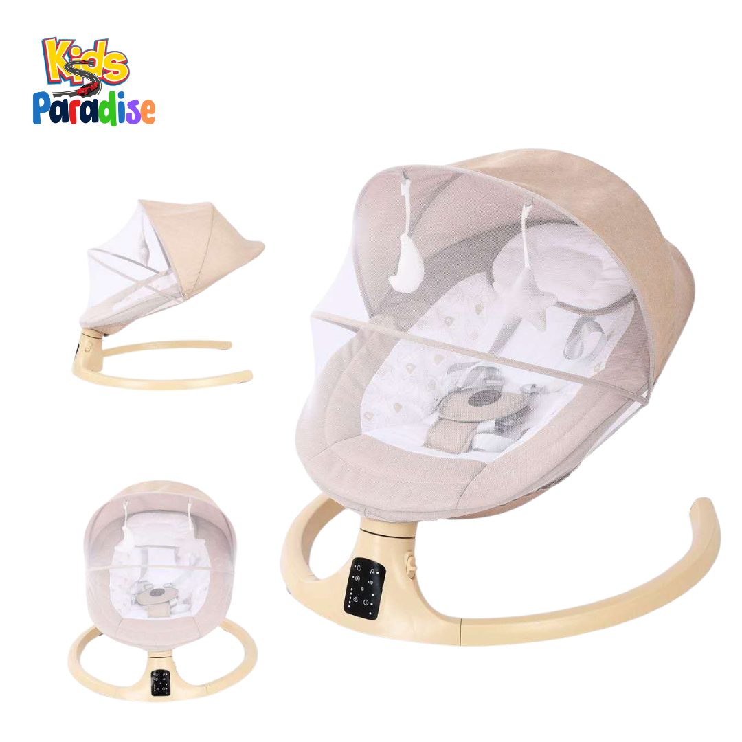 Kidilo E04D Deluxe 3-in-1 Electric Auto Swing & Bassinet