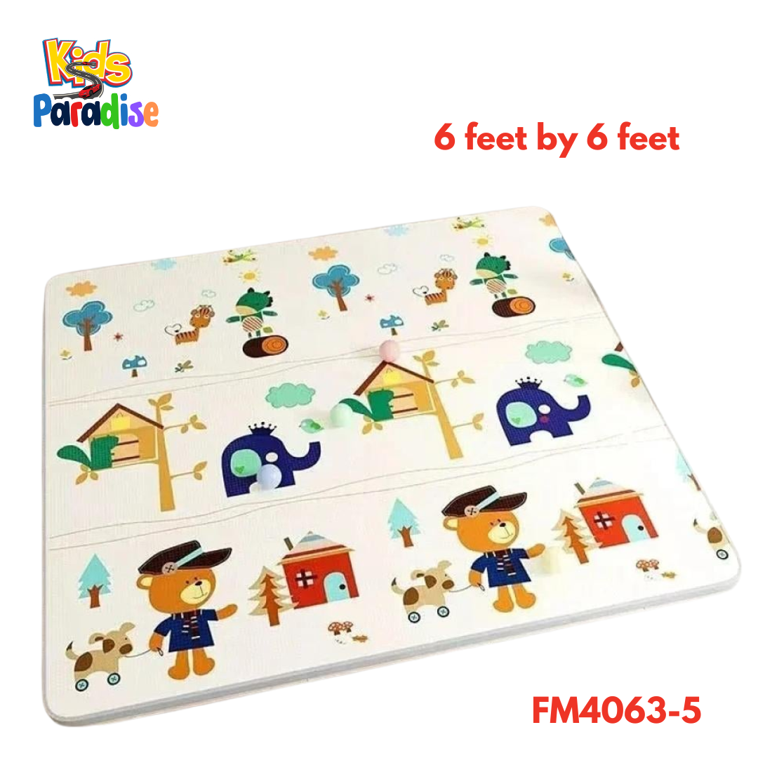 Kids Paradise Cartoon Animal Play Mat (FM4063-5)