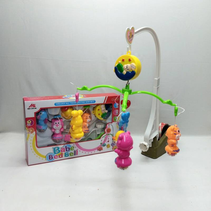 5 Pcs Baby Bed Bell Toy For Unisex Musical Coat Mobile