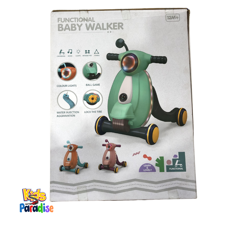 Multifunctional First Step Activity Walker with Music & Light | Orange