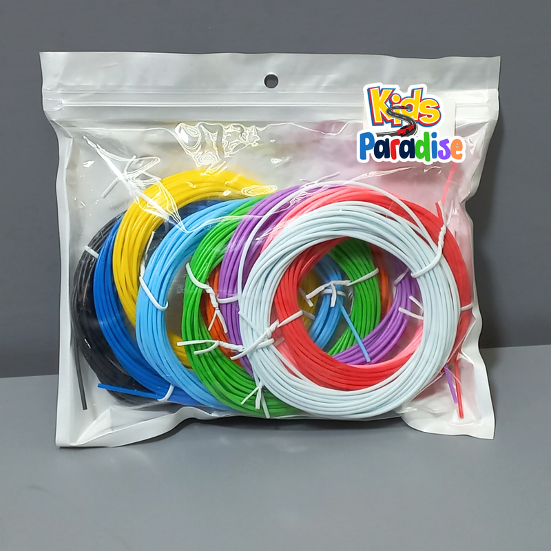 3D Pen Filament Refill Pack of 10 Pcs
