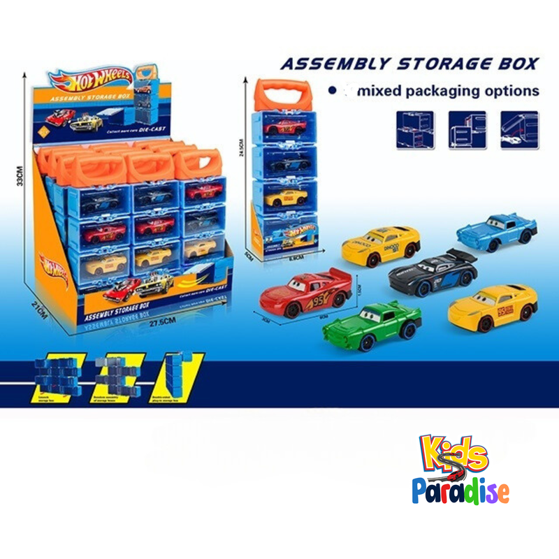 Hot Wheel Pack of 4 Dinkey Diecast Cars Set 5504-6A For Kids Random Design