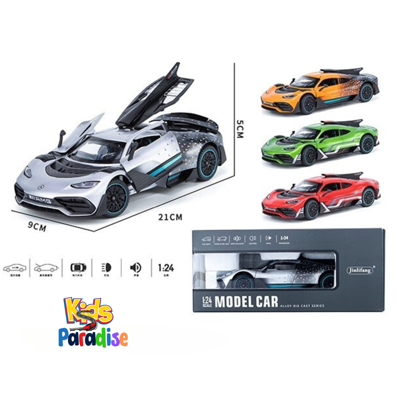 1:24 Scale Mercedes Benz AMG Alloy Modified Diecast Model Light and Sound