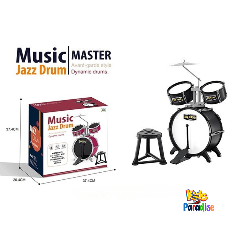 Drum Set for Kids with Light DRUM 6628-A6 Sound Microphone Compatible with Mobile