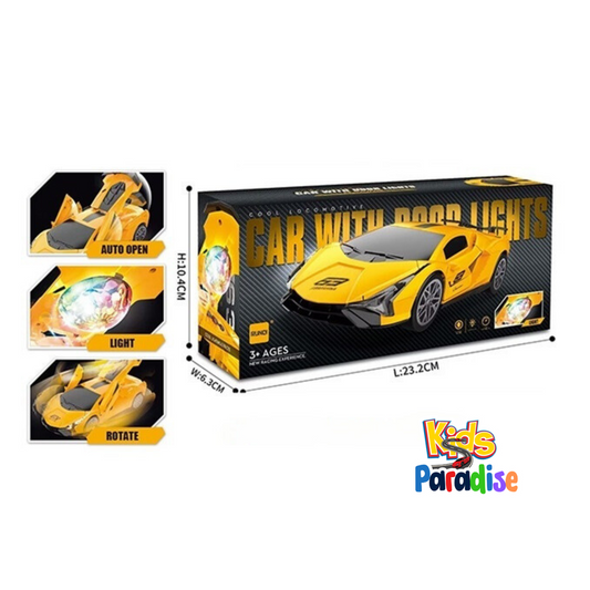 High Speed 1:24 Scale Remote Control Car TOY CAR RS-9032-C Battery Powered Racing Car with LED Light Boys Girls Birthday Gift Indoor Outdoor Game