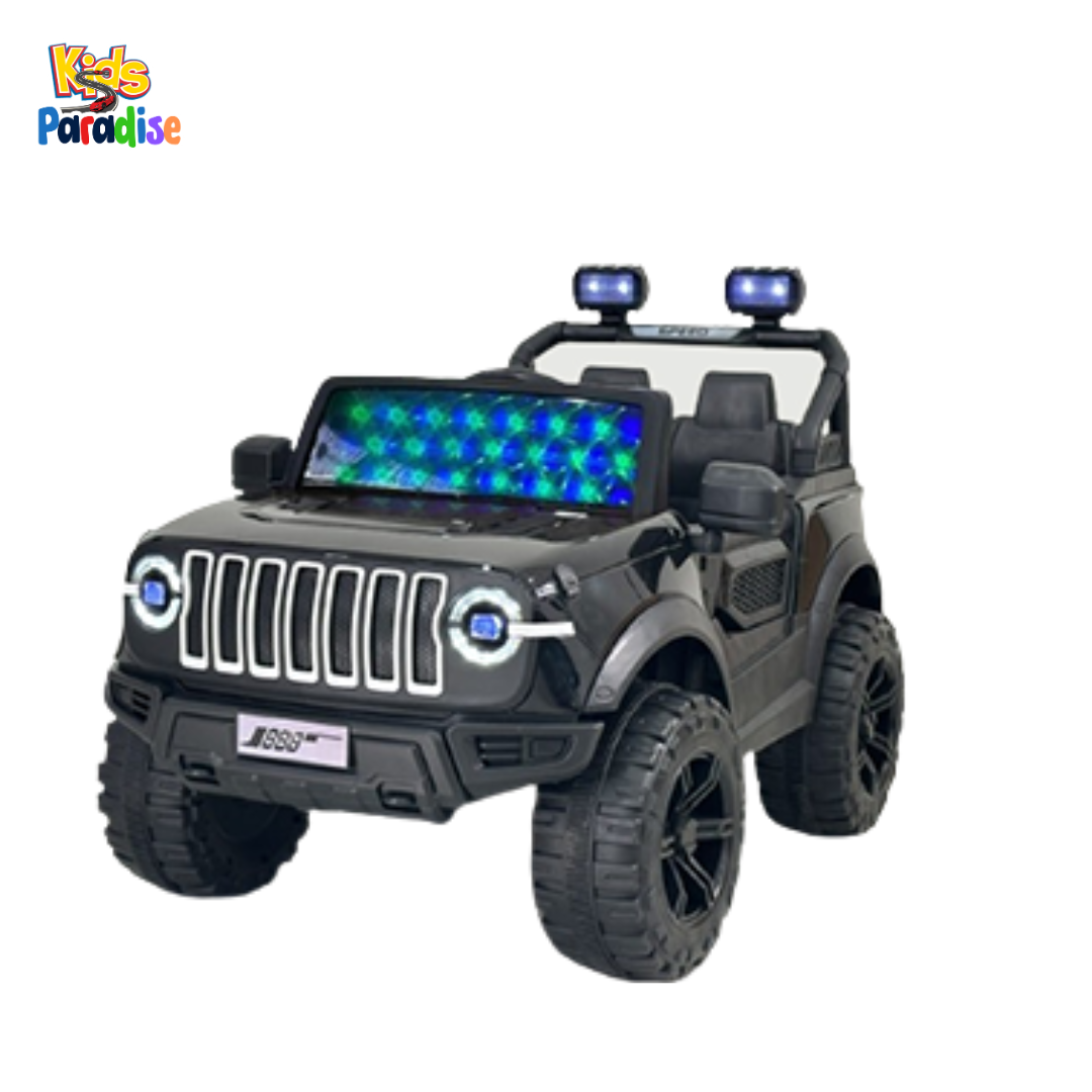 Kids Electric Ride-On Racing Car – Battery Powered Driving Car with Lights, Music & Parental Remote Control