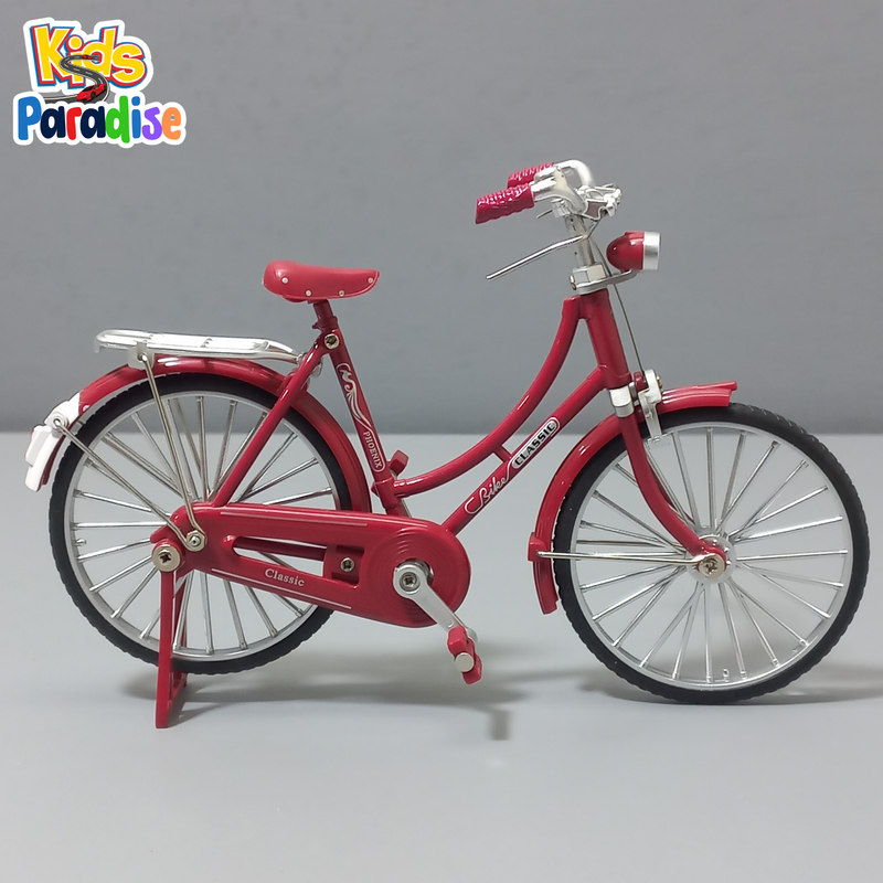 Alloy Bicycle Model Ornament 1:10 Scale Diecast Model Bicycle