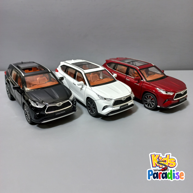 Toyota Highlander Hybrid SUV 1:24 Scale Diecast Model Car