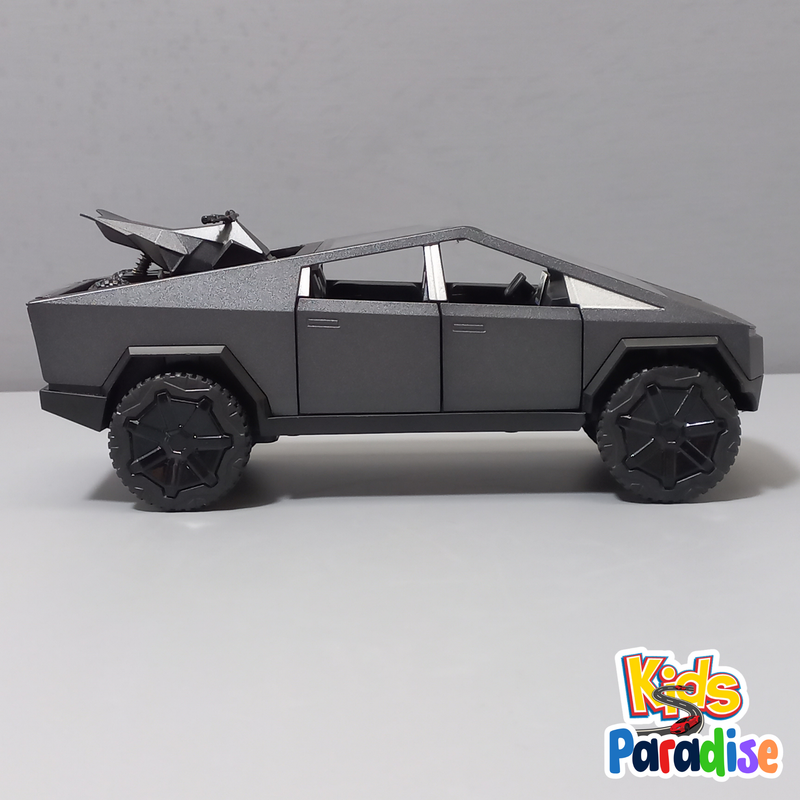 Tesla Cybertruck with Cyberquad 1:24 Scale Diecast Model Car