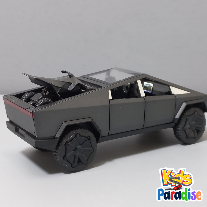 Tesla Cybertruck with Cyberquad 1:24 Scale Diecast Model Car