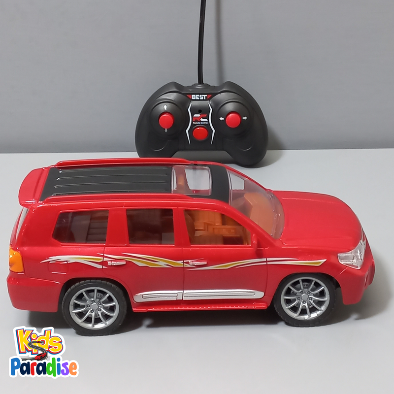 1:16 Scale Remote Control Red Land Cruiser Car Toy for Kids