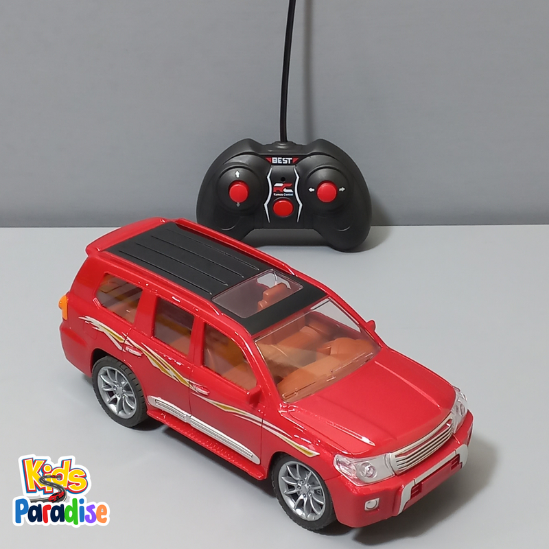 1:16 Scale Remote Control Red Land Cruiser Car Toy for Kids