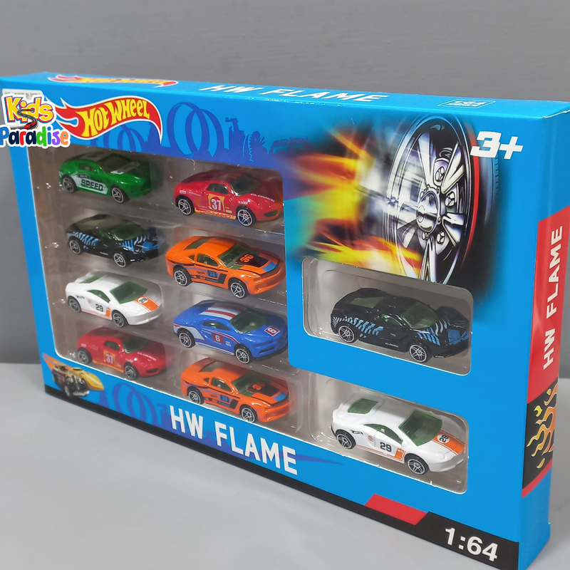 1:64 Scale Hot Wheels Dinky Sports Cars Set of 10 Pcs