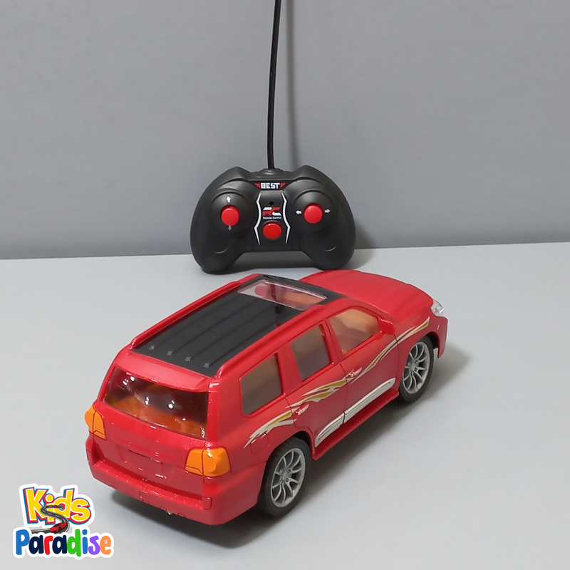 1:16 Scale Remote Control Red Land Cruiser Car Toy for Kids