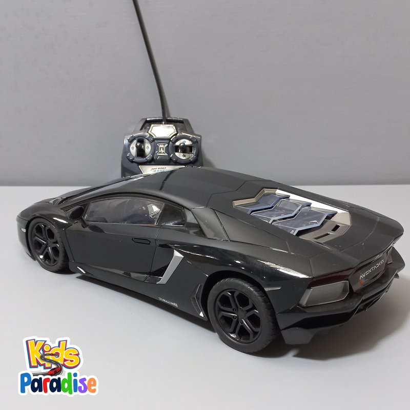 1:14 Scale Black Lamborghini Aventador Remote Control Car Model for Enthusiasts