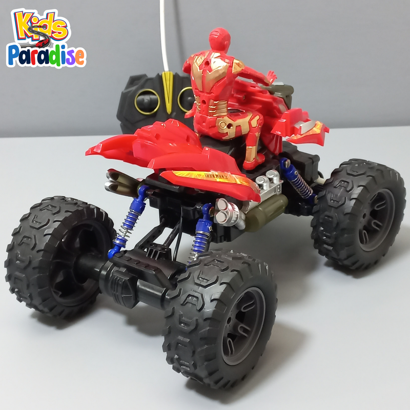 4WD Remote Control Off-Road 4 Wheel Quad Bike Rock Crawler Iron Man 3 Edition