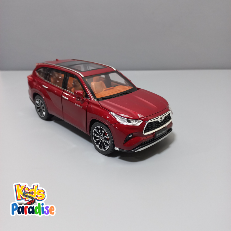 Toyota Highlander Hybrid SUV 1:24 Scale Diecast Model Car