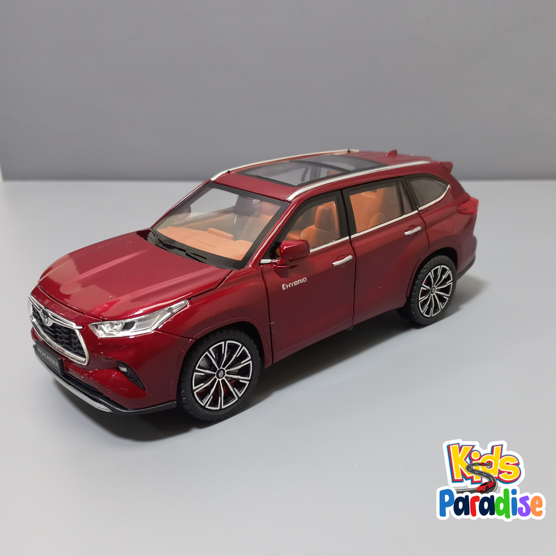 Toyota Highlander Hybrid SUV 1:24 Scale Diecast Model Car