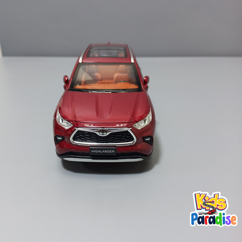 Toyota Highlander Hybrid SUV 1:24 Scale Diecast Model Car