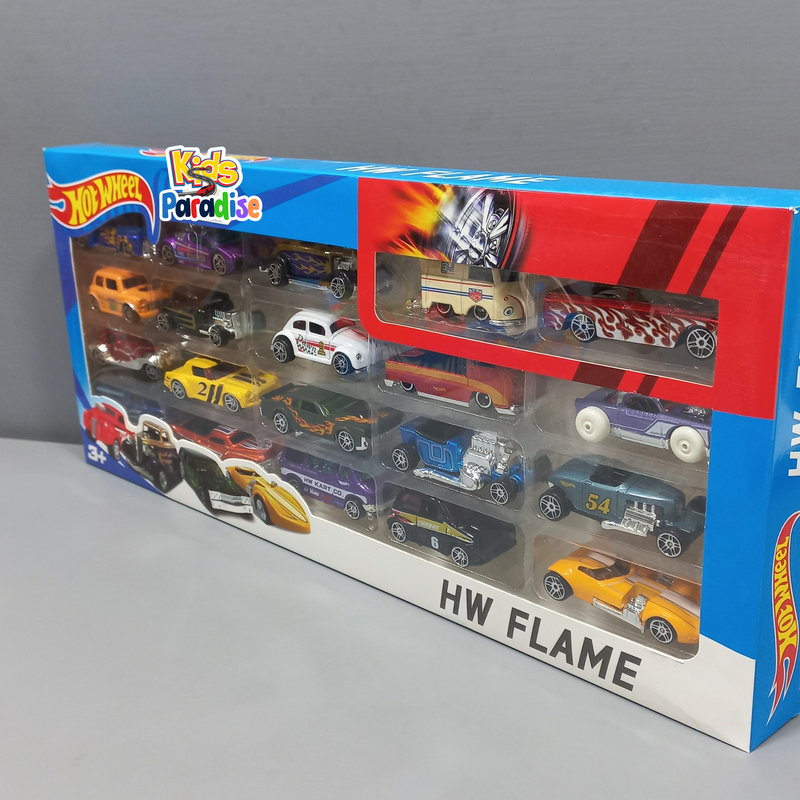 1:64 Scale Hot Wheels Dinky Classic Modified Cars, Trucks & Van Set of 20 Pcs