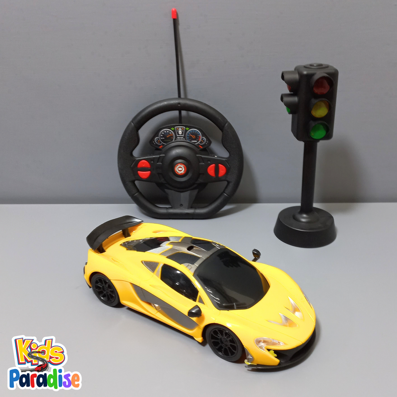 1:16 Scale Remote control Speed X Racing Control Car with Traffic Light Pole