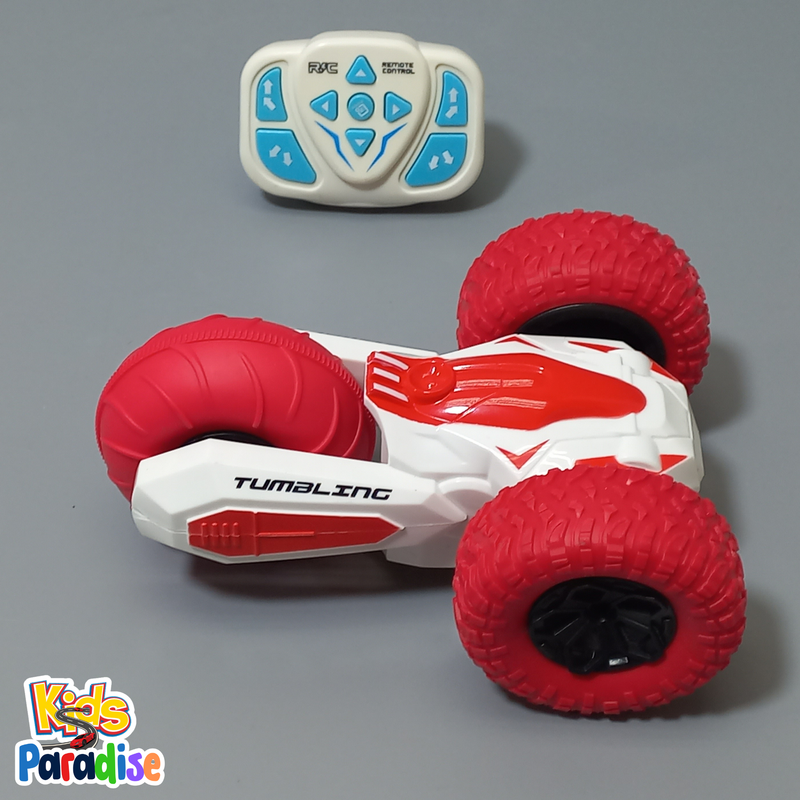 Wrist RC Watch Controlled Red Stunt Force Car With Programing Mode
