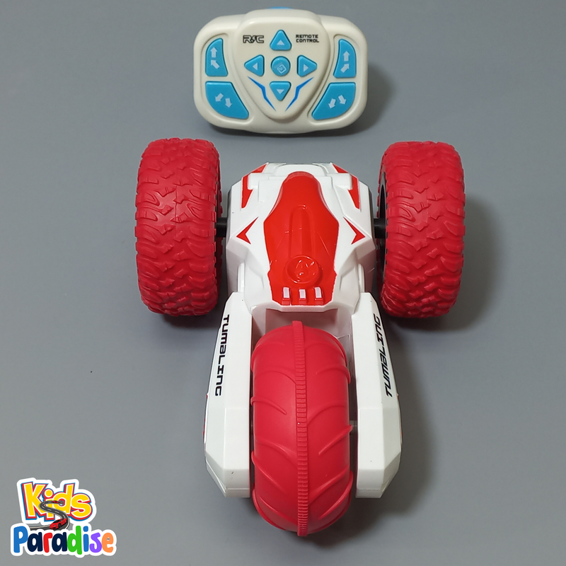 Wrist RC Watch Controlled Red Stunt Force Car With Programing Mode