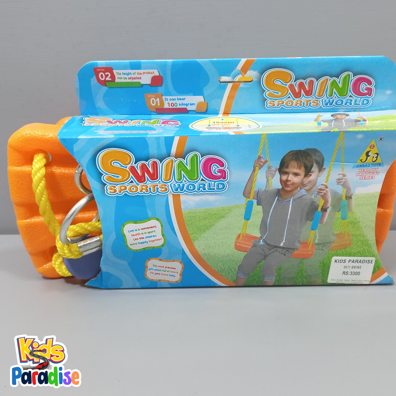 Children Swing Seat Set with Rope for indoor & Outdoor Garden Fun