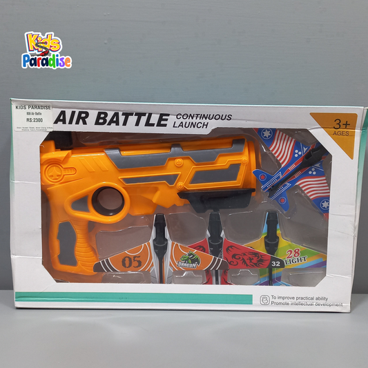 Airplane Launcher Bubble Catapult Plane Hand Throwing Toy for Kids