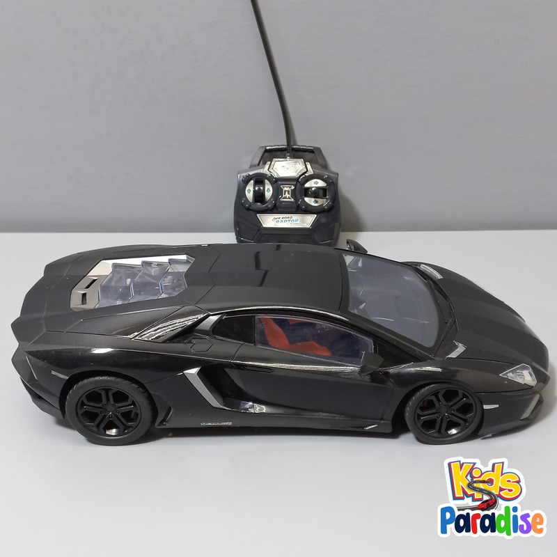 1:14 Scale Black Lamborghini Aventador Remote Control Car Model for Enthusiasts