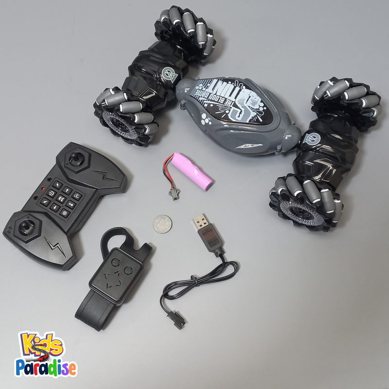 1:16 Scale Remote Control Double-Side Stunt Car Thrilling 360-Degree Action