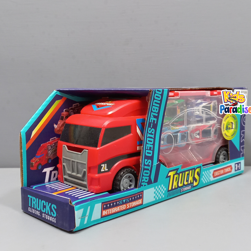 1:20 Scale Truck Diecast Cars Set Trucks & Vans With Double Side Storage