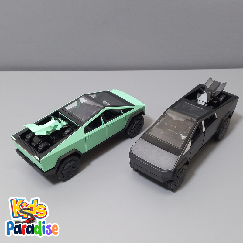 Tesla Cybertruck with Cyberquad 1:24 Scale Diecast Model Car