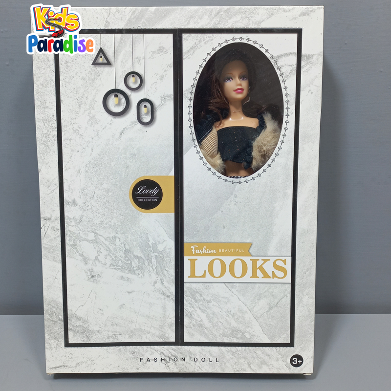Lovely Collection Fashion Beauty Looks Doll Set