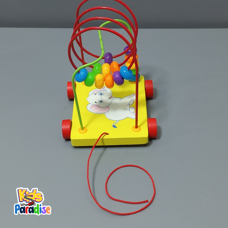 Drag Car small Winging Beads 789-92 WOODEN TOY
