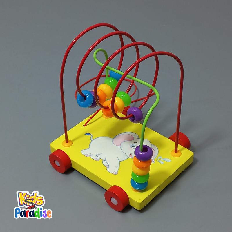 Drag Car small Winging Beads 789-92 WOODEN TOY