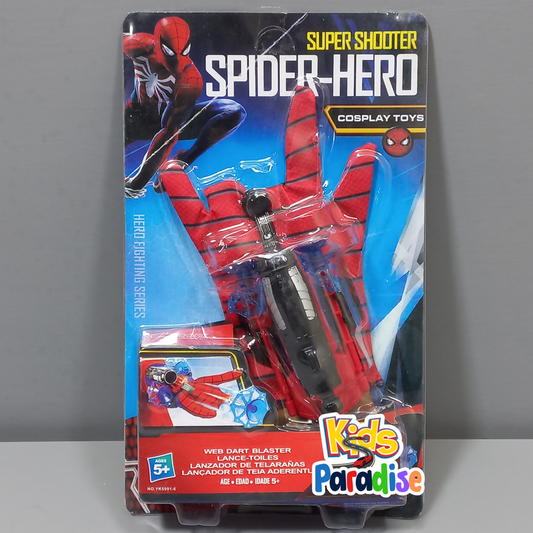 Spiderman Shooter Toys Plastic Cosplay Glove Launcher Set With Funny Toys for kids