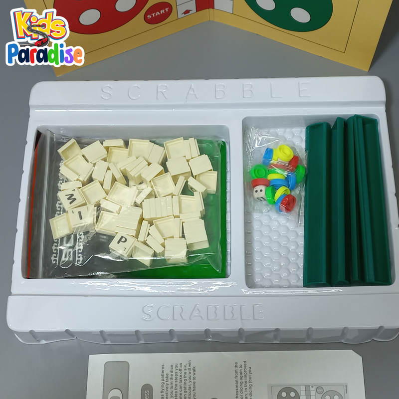 Scrabble Ludo Game 2 in 1 Intelligence Puzzle Game