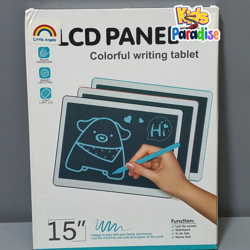 15" LCD Panel Colourful Handwriting Tablet Children
