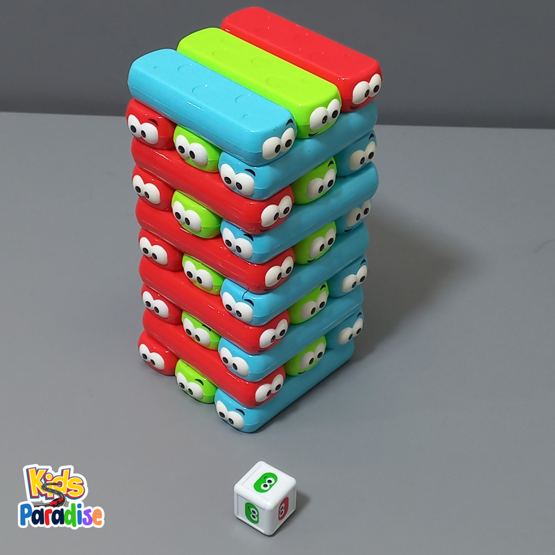 Stackers Colorful Brick Tower Stacking Game For Kids and Adult 30 Pcs