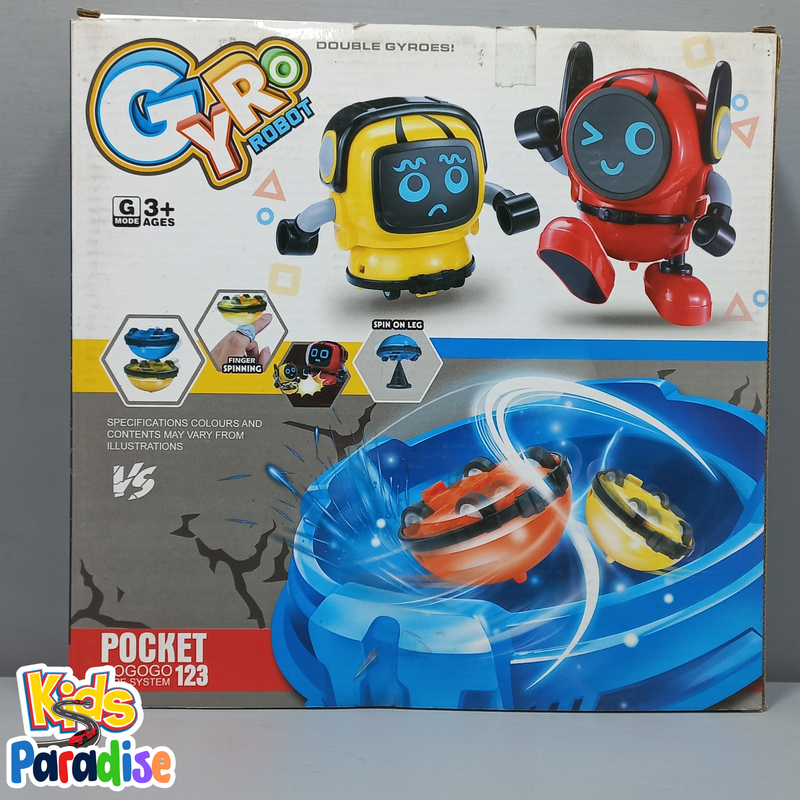 Toy Robot Spinning Gyro Tops Kid Car Robot Battling Tops Game for Boys Girls