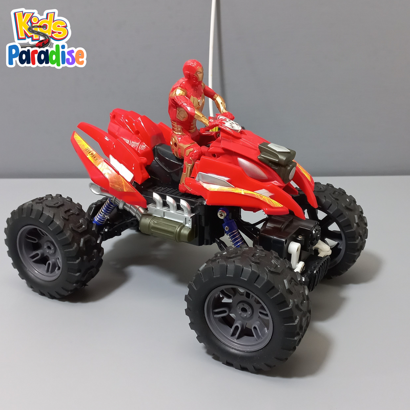 4WD Remote Control Off-Road 4 Wheel Quad Bike Rock Crawler Iron Man 3 Edition