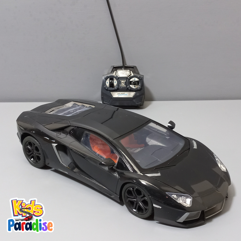1:14 Scale Black Lamborghini Aventador Remote Control Car Model for Enthusiasts
