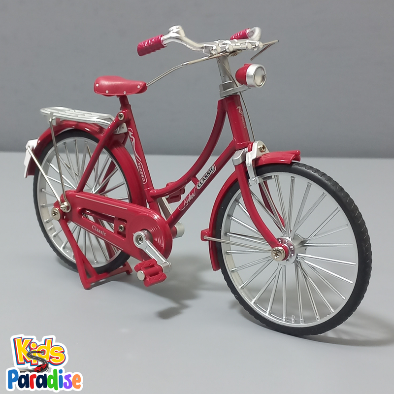 Alloy Bicycle Model Ornament 1:10 Scale Diecast Model Bicycle