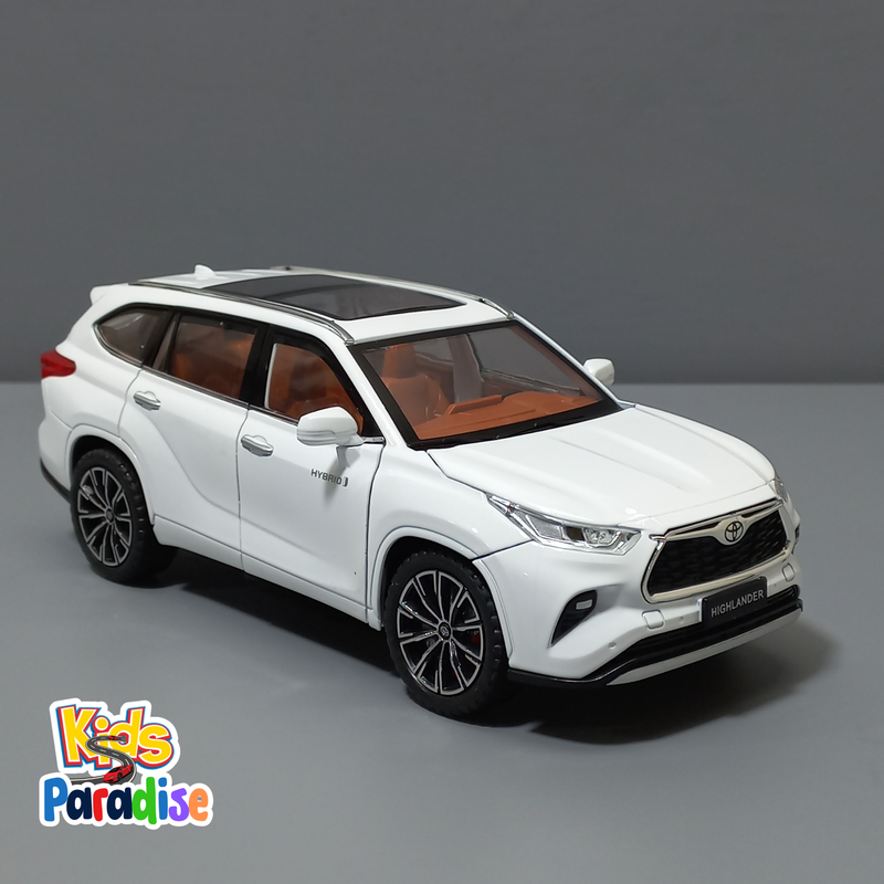 Toyota Highlander Hybrid SUV 1:24 Scale Diecast Model Car