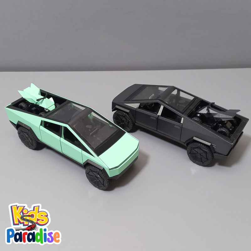 Tesla Cybertruck with Cyberquad 1:24 Scale Diecast Model Car